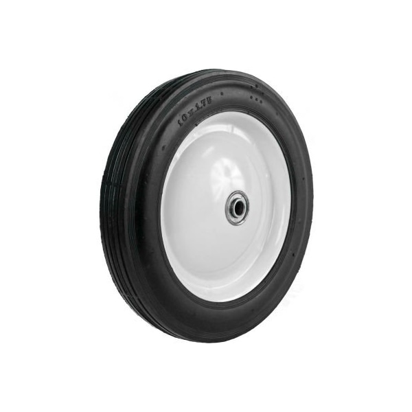 Martin Wheel Light Duty Steel Wheel 110-OF - 10 x 1.75 - 1-5/8" Offset Hub - 1/2" BB - Rib Tread 110-OF - main